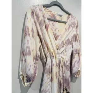 Young Fabulous & Broke Wrap Tie Maxi Dress S thumbnail 3