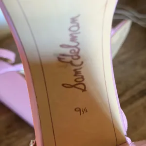Sam Edelman Yaro Sandals Women 9.5 Pink Patent Block Heel Ankle Strap Barbiecore thumbnail 10
