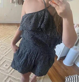 Aerie halter neck romper thumbnail 2