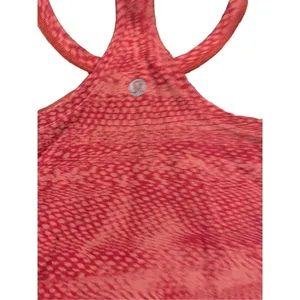 Lululemon racerback coral orange athletic tank‎ Orange Size 6 thumbnail 3