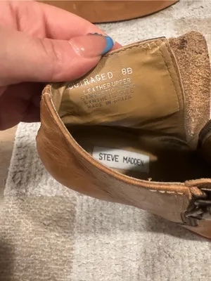 Vintage Steve Madden Ankle Boots Genuine Leather thumbnail 6
