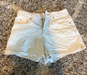 Wild Fable Cream Jean Shorts thumbnail 1
