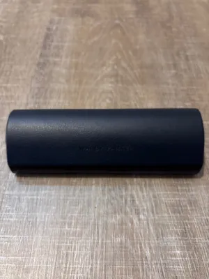 Warby Parker Glasses Case Midnight Navy Faux Leather Eyewear Sunglasses Travel thumbnail 4