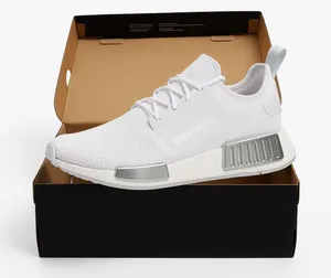 Adidas NMD_R1 Spectoo White Silver Shoes 7.5 thumbnail 1