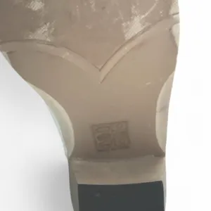 White, Silver & Black Embroidered Mod Calf Western Cowboy Boots thumbnail 6