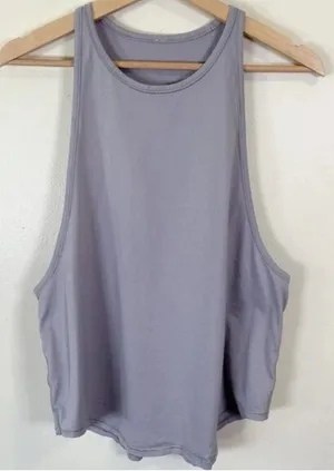 Lululemon Sweat Date Singlet Tank Lavender Grey thumbnail 1