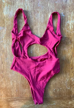Amazon Maroon Red One Piece thumbnail 1