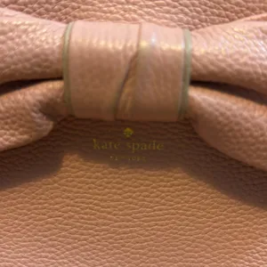 Kate Spade Light Pink Leather Bow Zipper Closure Handle Pockets Hand Bag Purse thumbnail 11