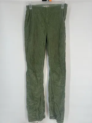 We the free  Green Corduroy flat front Pants thumbnail 2