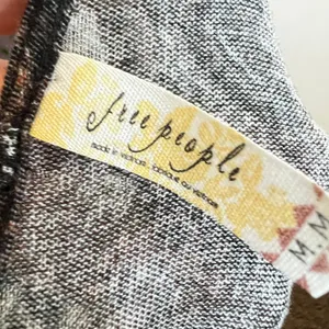 Free People Long Sleeve Top Boho‎ Bohemian Medium thumbnail 5