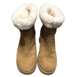 UGG Classic Shearling‎ Suede Boots Chestnut Brown Cozy Cabin Core Size 9 thumbnail 5