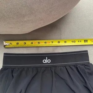 Alo Yoga Match Point Tennis Skirt Black S thumbnail 3