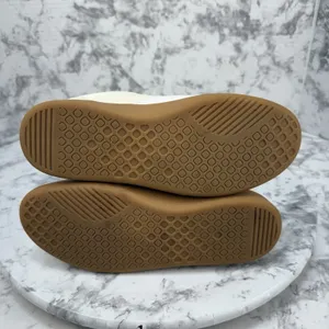 Everlane The ReLeather Tennis Shoes Size 8 Ivory Off White Taupe Leather Sneaker thumbnail 6
