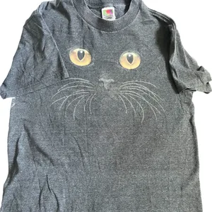 Fruit of the loom grey short sleeve cat shirt size medium thumbnail 1