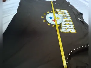 Gameday Couture Steelers Stud Shoulder Tee 2XL NWT thumbnail 9