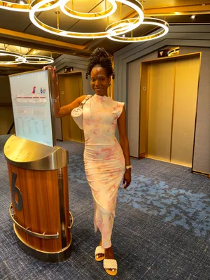 Floral Maxi Dress Shein Pink thumbnail 2