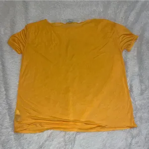 Gymshark Women’s Orange See Through Oversized Mesh Athletic Top XL Extra Large thumbnail 3
