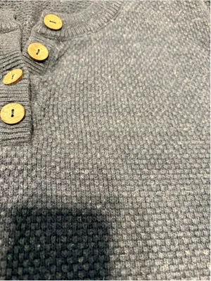 Free People Beach Hailee Sweater Set Size L Navy Blue thumbnail 4