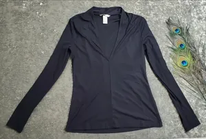 H&M‎ Black Long Sleeve Top thumbnail 1
