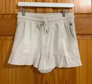 Roxy Size Small White High-Rise Summer Beach Shorts thumbnail 1