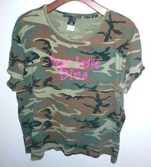 Code 5 2X Deer Lease Diva Camo Top Green thumbnail 1
