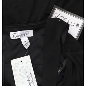 Speechless Juniors Embellished Ruched Cutout Gown Dress Black 9 thumbnail 4