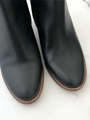 Madewell The Billie Boot in Black Leather - Size 8.5 thumbnail 10