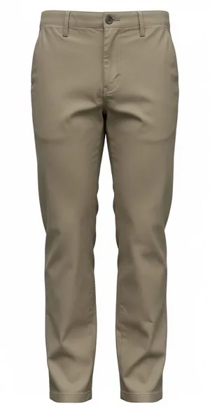 Eddie Bauer Women 10 Boyfriend Chino Pants Tan Khaki Straight Leg Cotton Stretch thumbnail 1