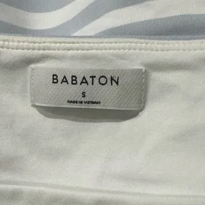 Aritzia Babaton Striped One Piece White Blue Bodysuit Women’s Small thumbnail 4