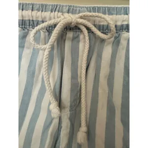 Aerie Blue White Stripe Drawstring Casual Shorts Women's Sz XS thumbnail 7