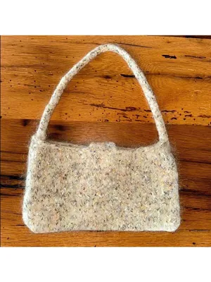Fuzzy Purse 6.5 in x 12 in thumbnail 2