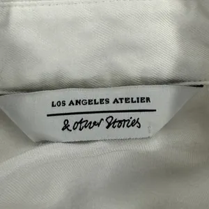 & Other Stories Tie Front‎ Button Up Shirt Top Blouse Los Angeles Atelier 8 READ thumbnail 8