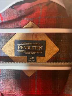Pendleton Women's Burgundy Sherpa Zip Jacket M thumbnail 2