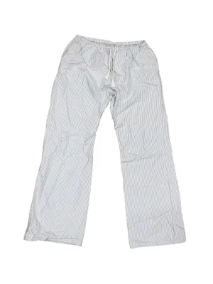 John Galt white and blue striped pants  thumbnail 1