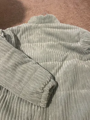 SHEIN fuzzy soft Jacket in Light blue thumbnail 8