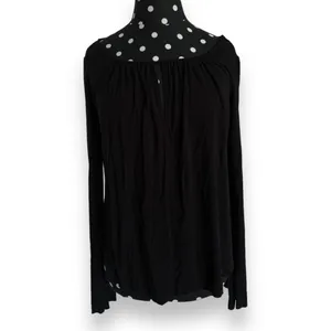 American Eagle Womens‎ Top Sz S Soft & Sexy Black Long Sleeve Viscose Elastane thumbnail 2