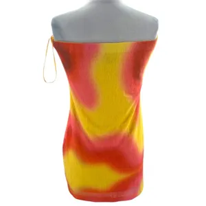 With Jean Frankie tube Dress Ziggy‎ multicolor sz L thumbnail 3