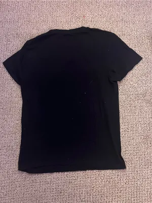 Sabrina Carpenter Black Short-Sleeve Graphic Tee with Red Logo thumbnail 3