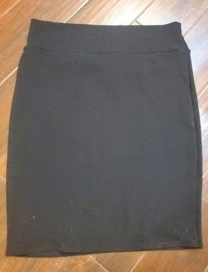Classic Black Pencil Skirt stretchy Lularoe Size 3XL thumbnail 1