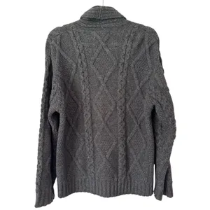 Aran Crafts Ireland Merino Wool Cable Knit Cardigan Sweater Size Small thumbnail 2