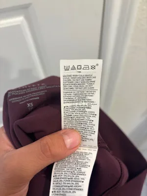 Athleta Salutation Stash Pocket Leggings Burgundy High Rise XS thumbnail 6