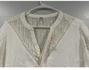 Free People Sachi Ivory Long Sleeve Mini Dress Medium M NWOT thumbnail 3