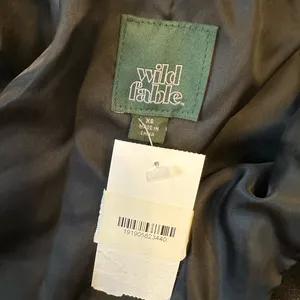 Wild Fable Women’s Black Zipper/Snap Jacket XS NWT thumbnail 8