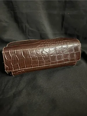 Rosetti Women’s Brown Croc-Embossed Top Handle Multi Pocket Handbag Purse thumbnail 9