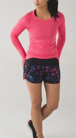 Lululemon Run Times Short (4") Dandy Digie Multi / Black thumbnail 1
