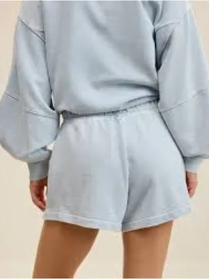 Aerie Blue Sweat Shorts Size Large Light Blue lounge thumbnail 2