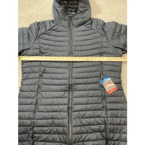 Columbia Women's White Out Mid Omni-Heat long black parka with hood size 1X NWT thumbnail 11