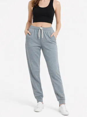 Vuori Women’s Small Heather Blue Jogger Sweatpants Drawstring Lounge Athleisure thumbnail 7