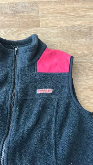 Vineyard Vines Vest Fleece Blue thumbnail 2