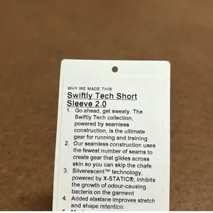 Lululemon Size 2 Short Sleeve Highlight Yellow Swiftly thumbnail 9